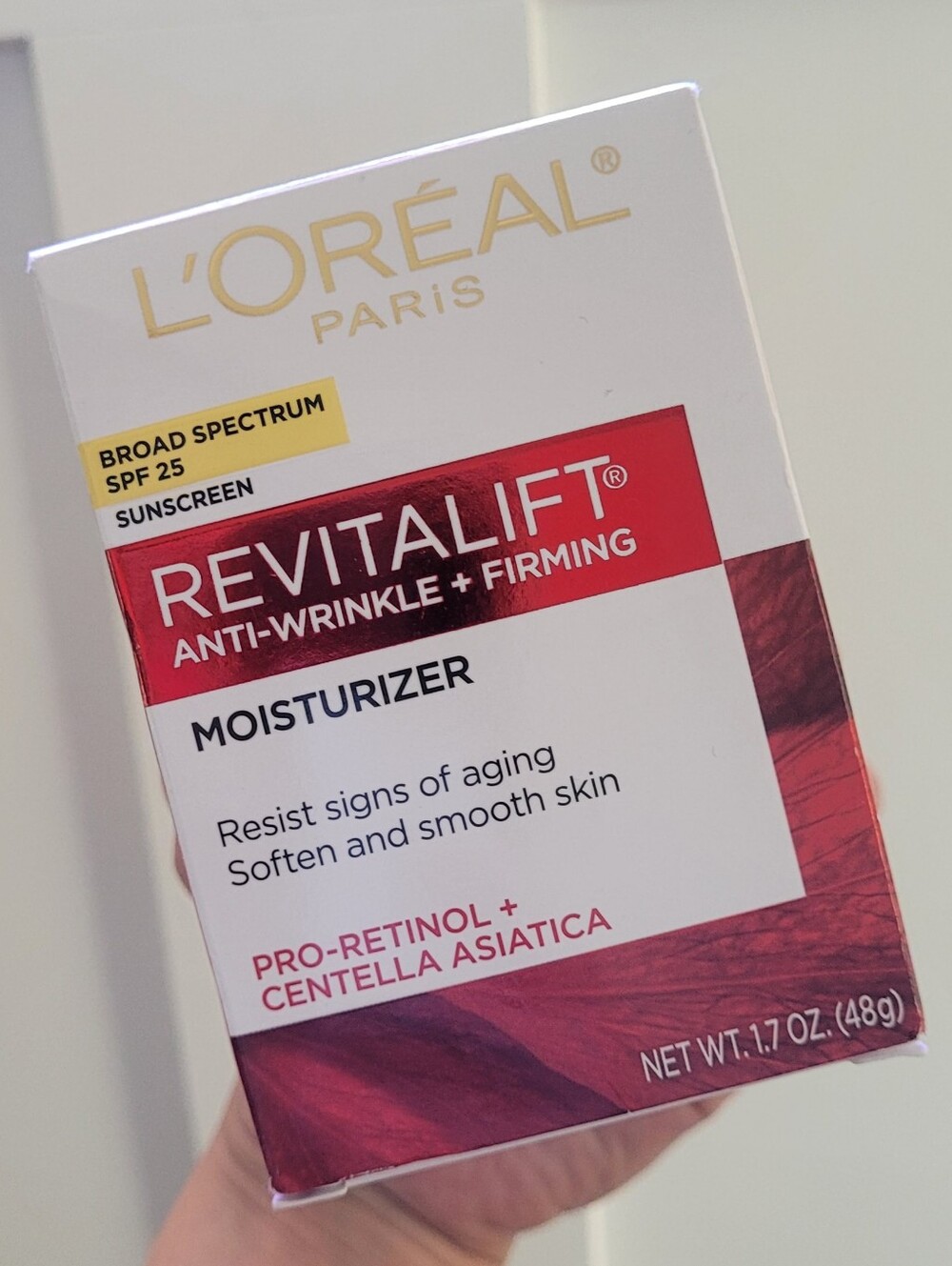 L'Oreal Paris Revitalift Anti-Wrinkle plus Firming Day Face Moisturizer, 1.7 oz